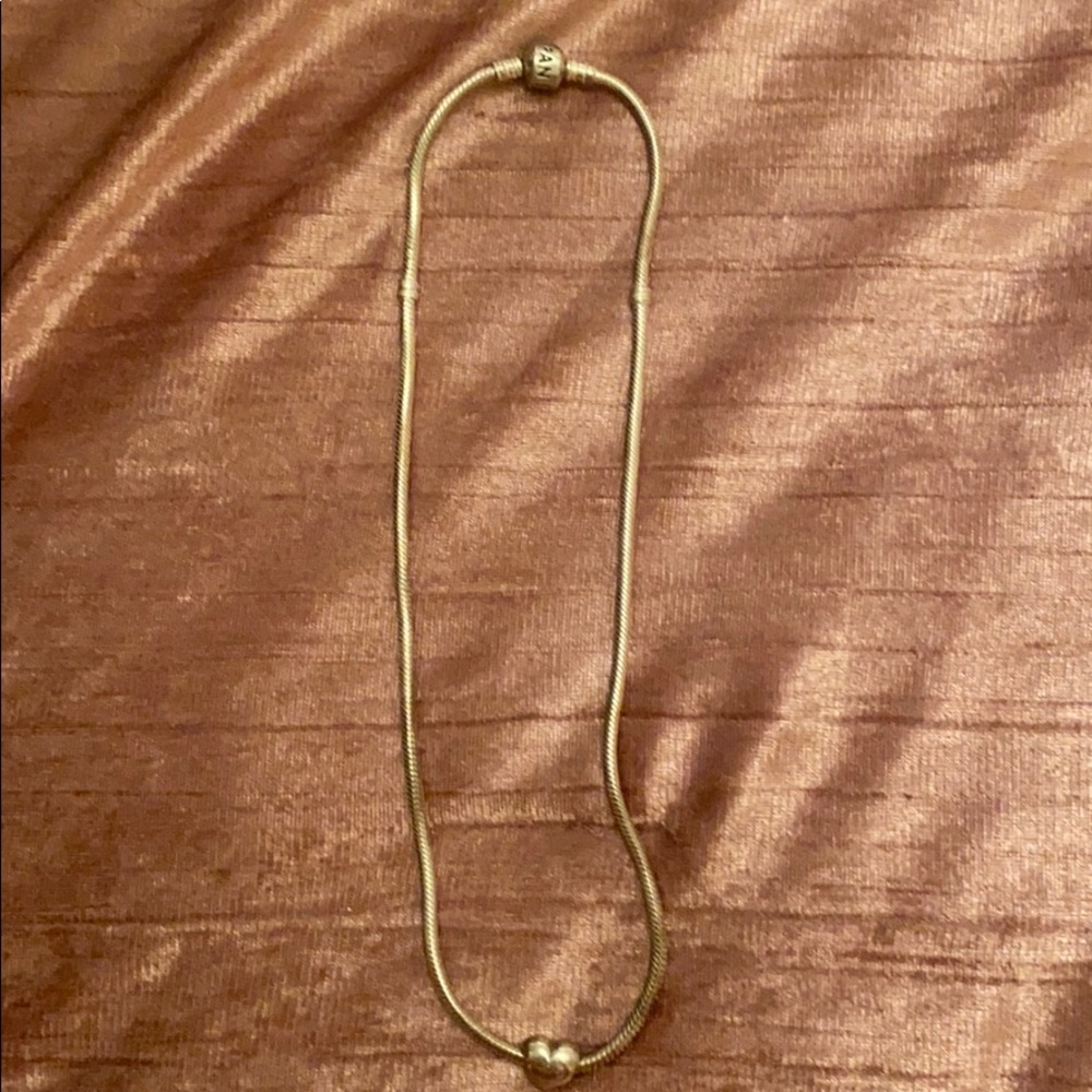 Pandora necklace with heart charm